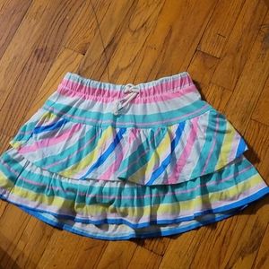 Cat & Jack striped ruffled skirt